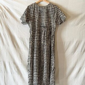 Light Black and White Patterned Dress